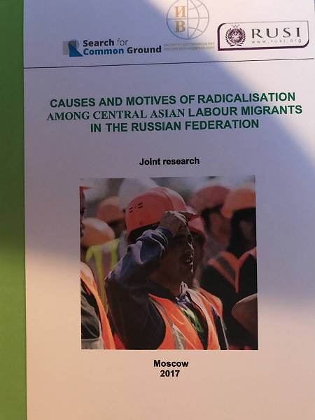 Causes and Motives of Radicalisation Among Central Asian Labour Migrants in the Russian Federation (joint research)